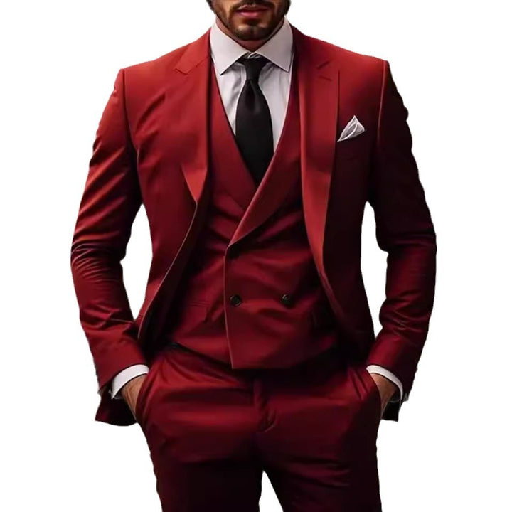 Plus Size Suit Three-piece Dress Suit - Modefluss