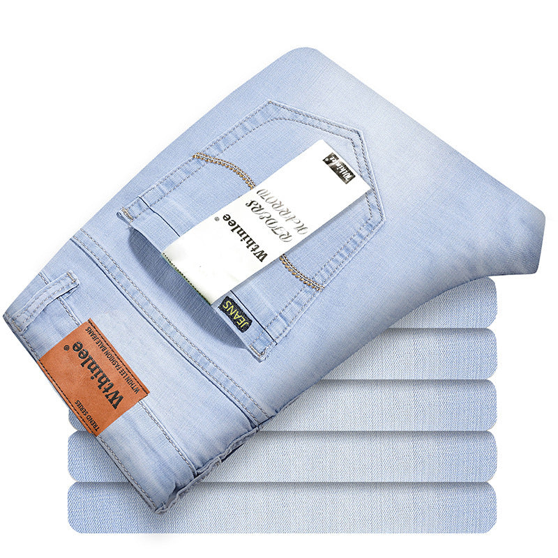 Men's Summer Jeans Men's Straight-leg Pants - Modefluss