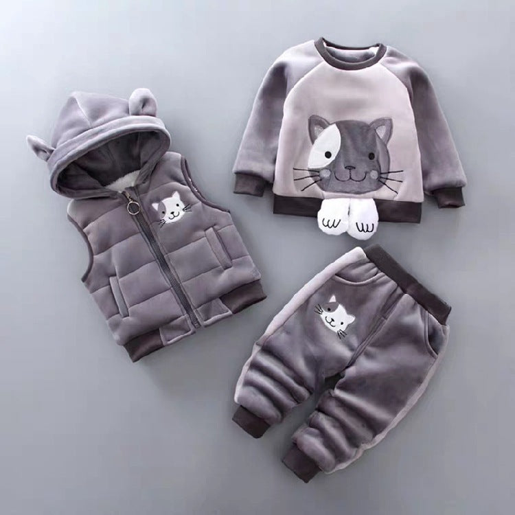 Children's Clothing Baby Three Piece Set - Modefluss