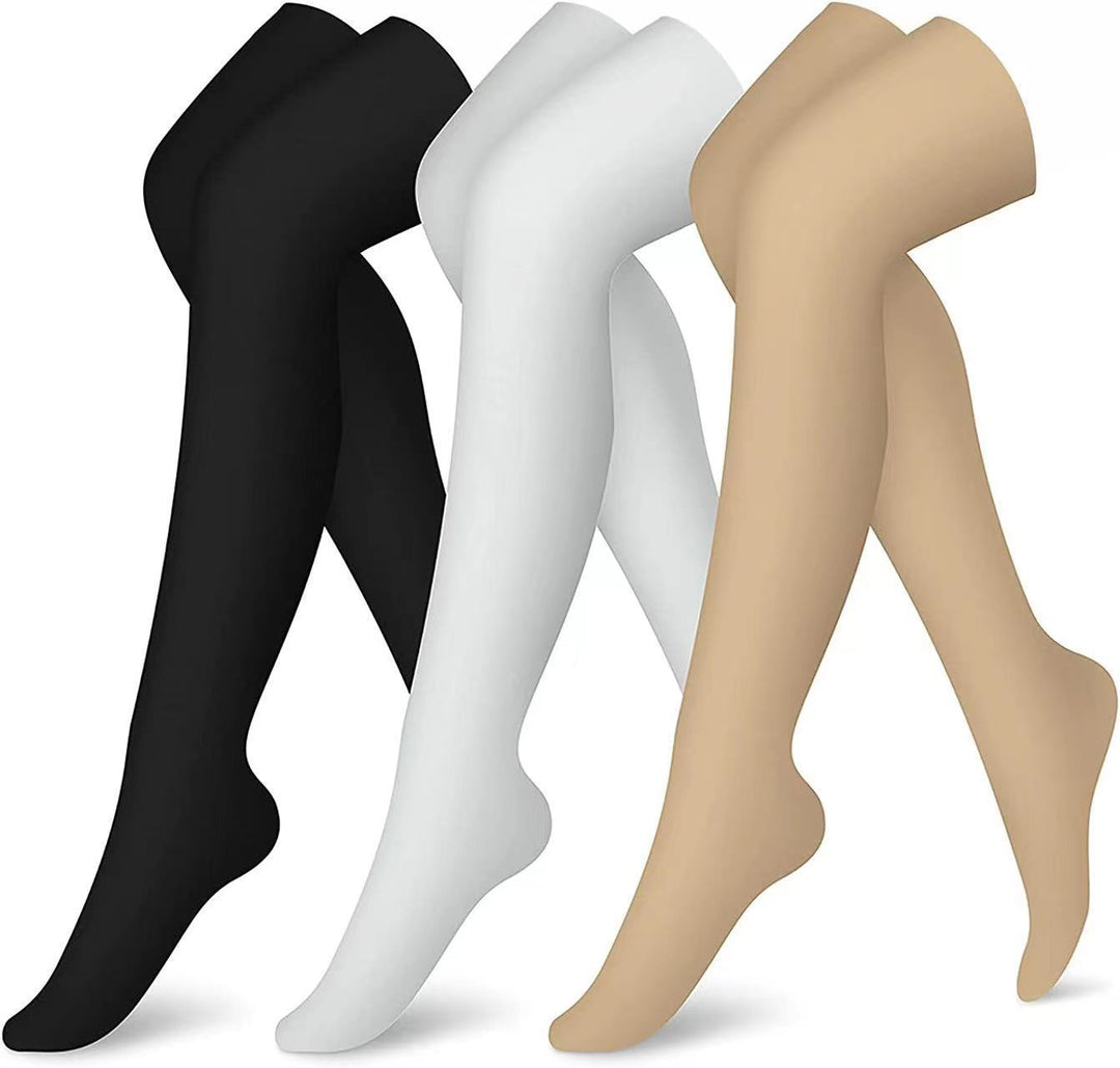 Pattern Gradient Leggings Lengthened Knee Socks - Modefluss