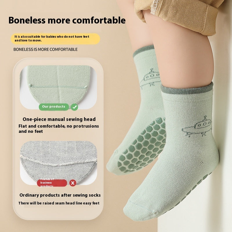 Indoor And Outdoor Children Non-slip Floor Socks Cartoon - Modefluss