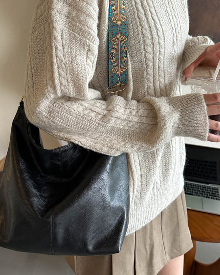 Mia™ - Beuteltasche mit großem Fassungsvermögen und Vintage-Schultergurt