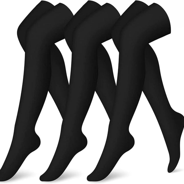 Pattern Gradient Leggings Lengthened Knee Socks - Modefluss