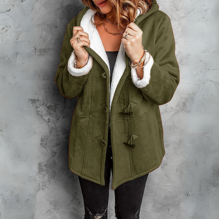 Mara™ - Manteau de cheminée blanc avec capuchon