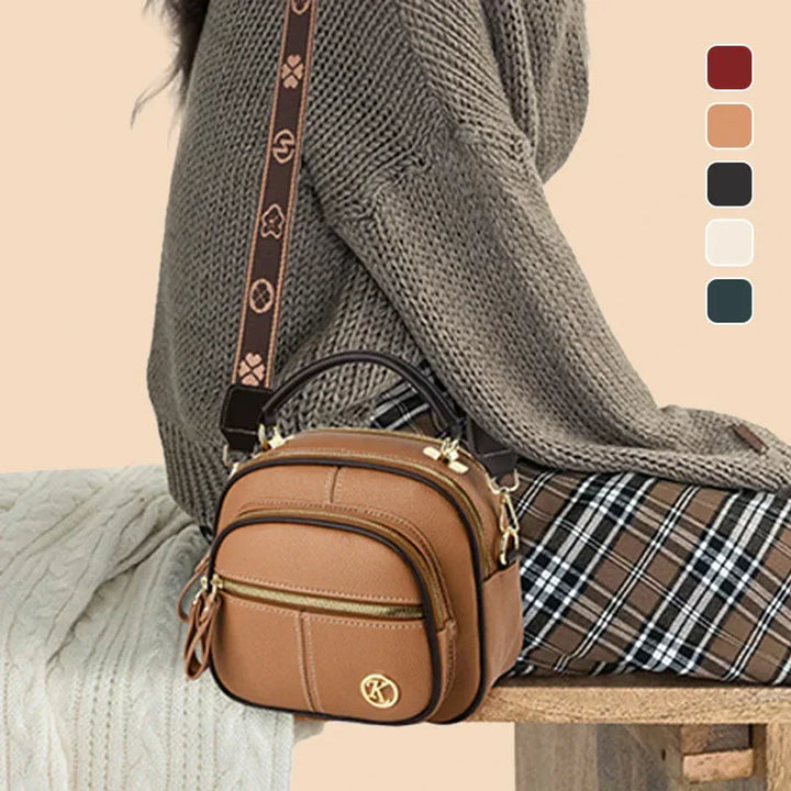 Mila™ - Multifunktionale verstellbare Tasche aus veganem Leder