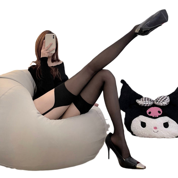 Female Pure Desire For Contrasting Long Tube Stockings - Modefluss