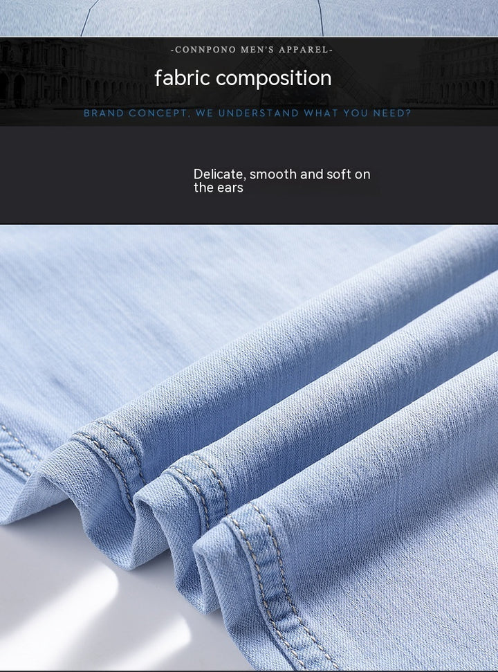 Men's Summer Jeans Men's Straight-leg Pants - Modefluss