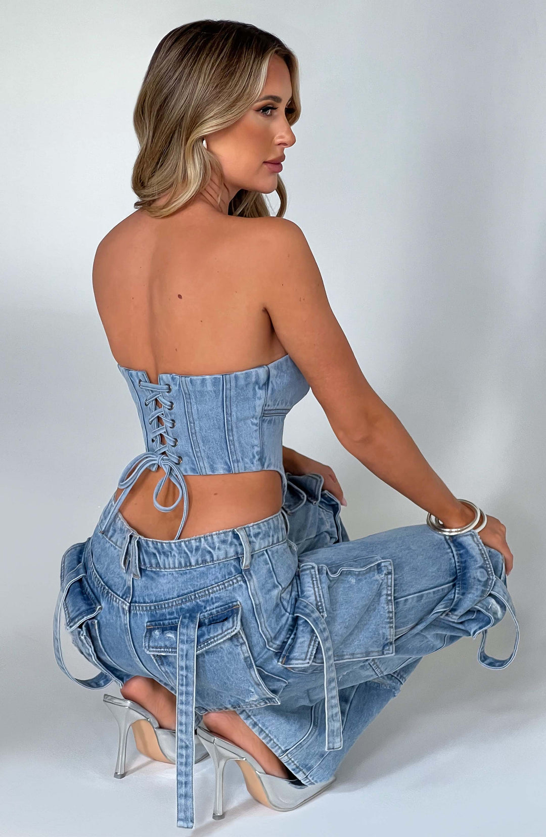 Stella™ - Stylische Cargohose aus Denim