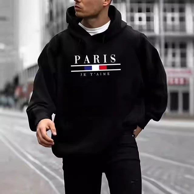 Autumn And Winter Printing Long Sleeve Loose-fitting Hoodie - Modefluss