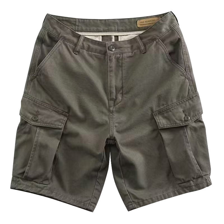 Workwear Casual Men's Loose Summer All-matching Straight Fifth Pants - Modefluss