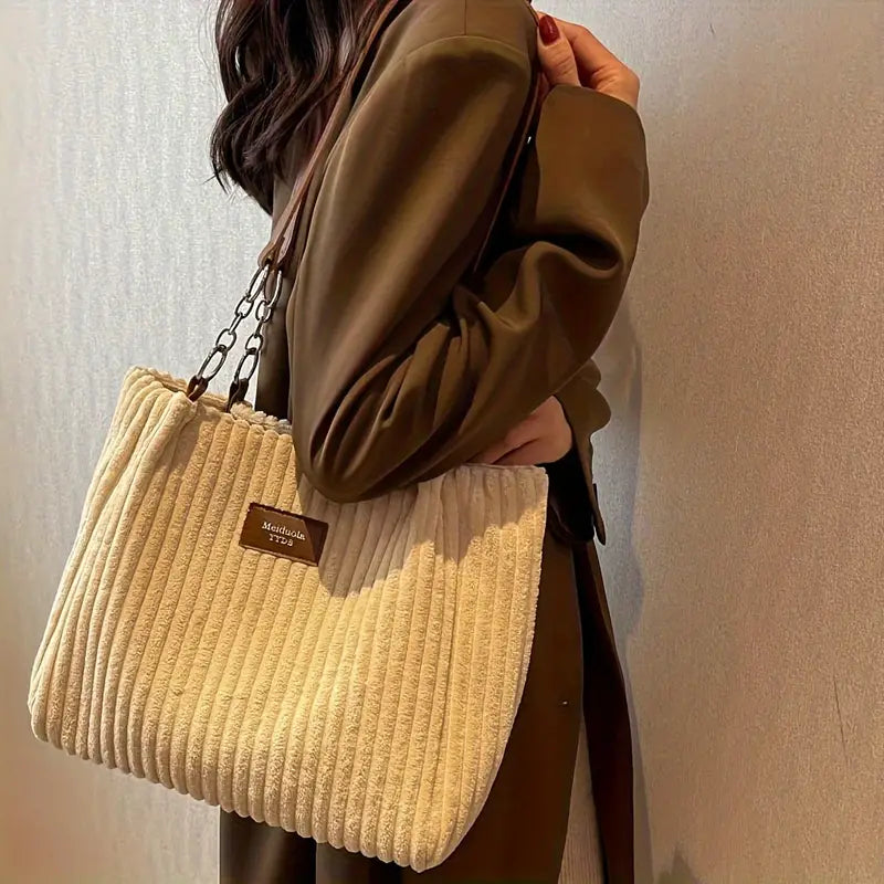 Layla™ - Elegante Tragetasche aus Cord