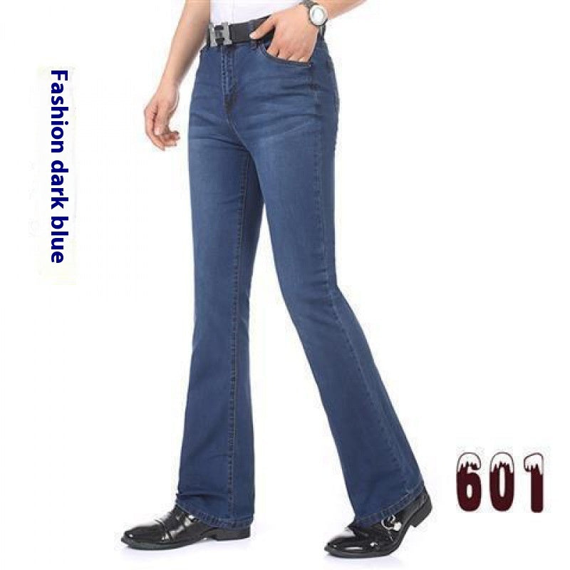Men's Flared Pants Elastic Denim - Modefluss