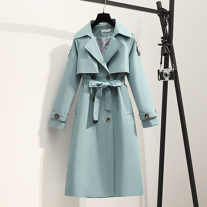 Women's New Small Mid-length Windbreaker Jacket - Modefluss