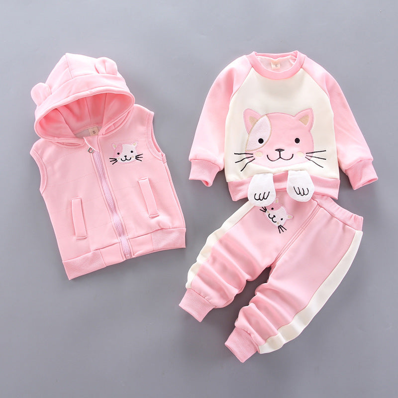 Children's Clothing Baby Three Piece Set - Modefluss