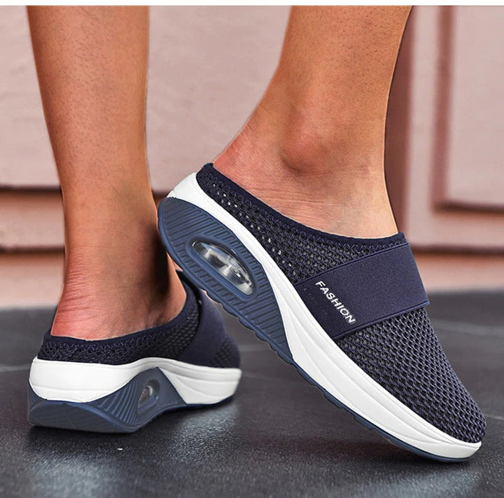 Emma - Chaussures de marche à enfiler avec coussin orthopédique