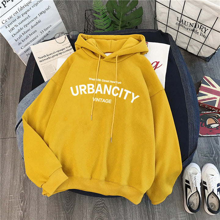 Loose Casual Long Sleeves Hooded Top - Modefluss