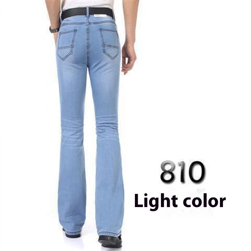 Men's Flared Pants Elastic Denim - Modefluss