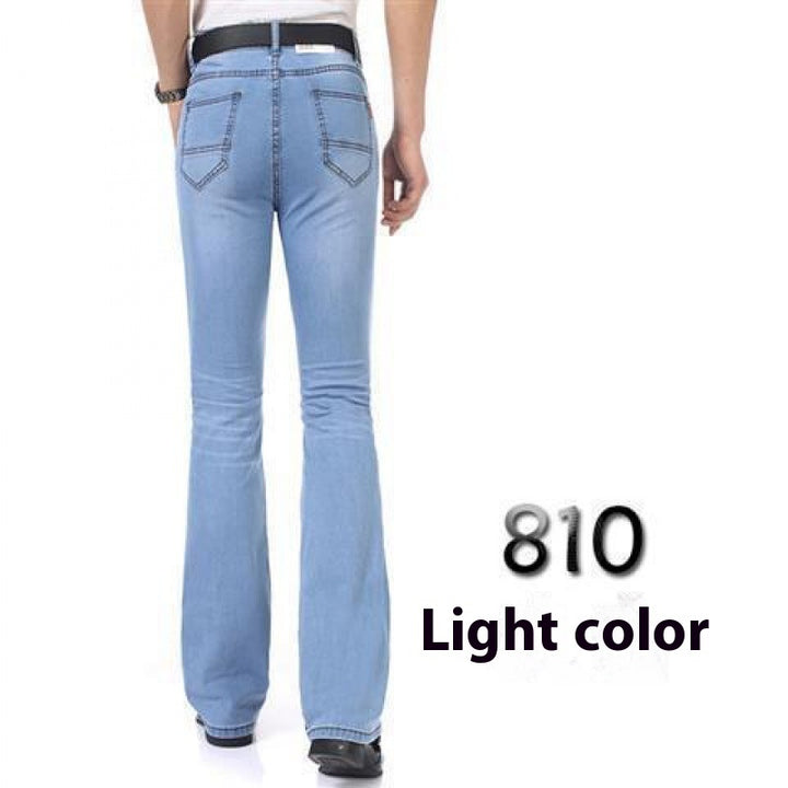 Men's Flared Pants Elastic Denim - Modefluss
