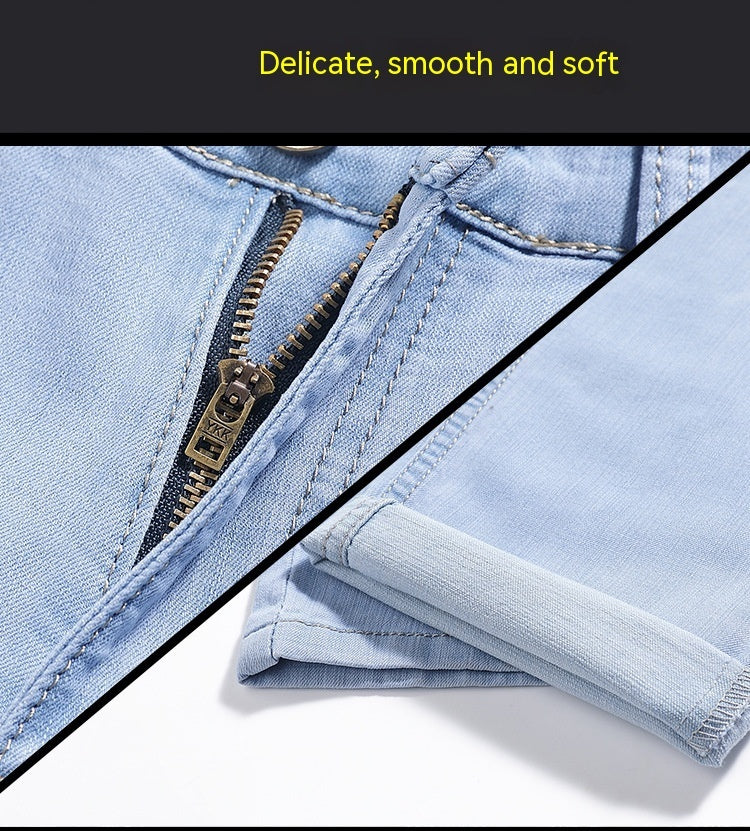 Men's Summer Jeans Men's Straight-leg Pants - Modefluss