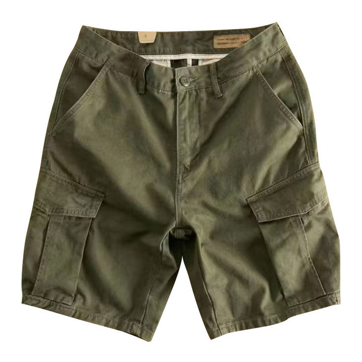 Workwear Casual Men's Loose Summer All-matching Straight Fifth Pants - Modefluss