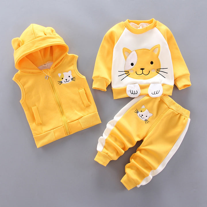Children's Clothing Baby Three Piece Set - Modefluss