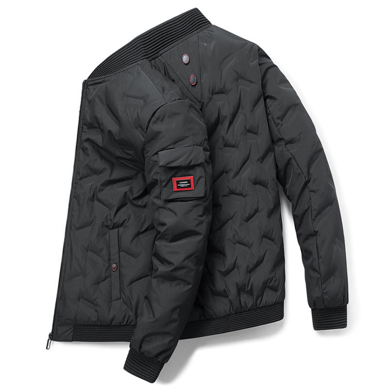 Men's Lightweight White Duck Down Jacket - Modefluss