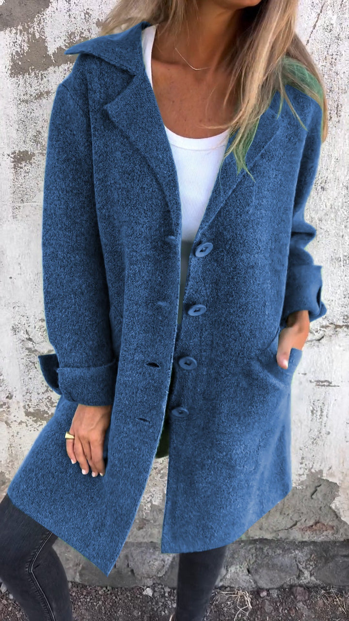Greta™ - Lässiger, plus chaud, plus long manteau de cheminée