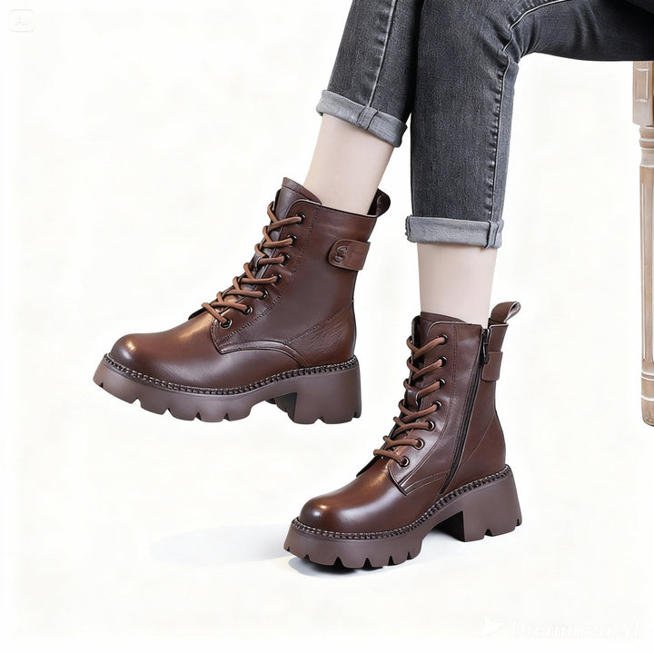 Hanna™ - Stylische Orthopädische Lederstiefel