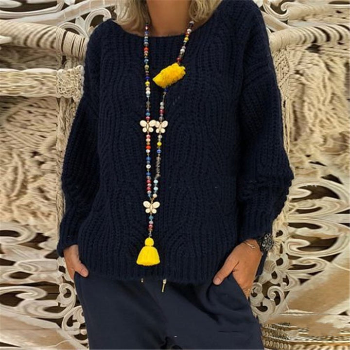 Heartbeat Frequency Loose-fitting Women's Knitwear - Modefluss