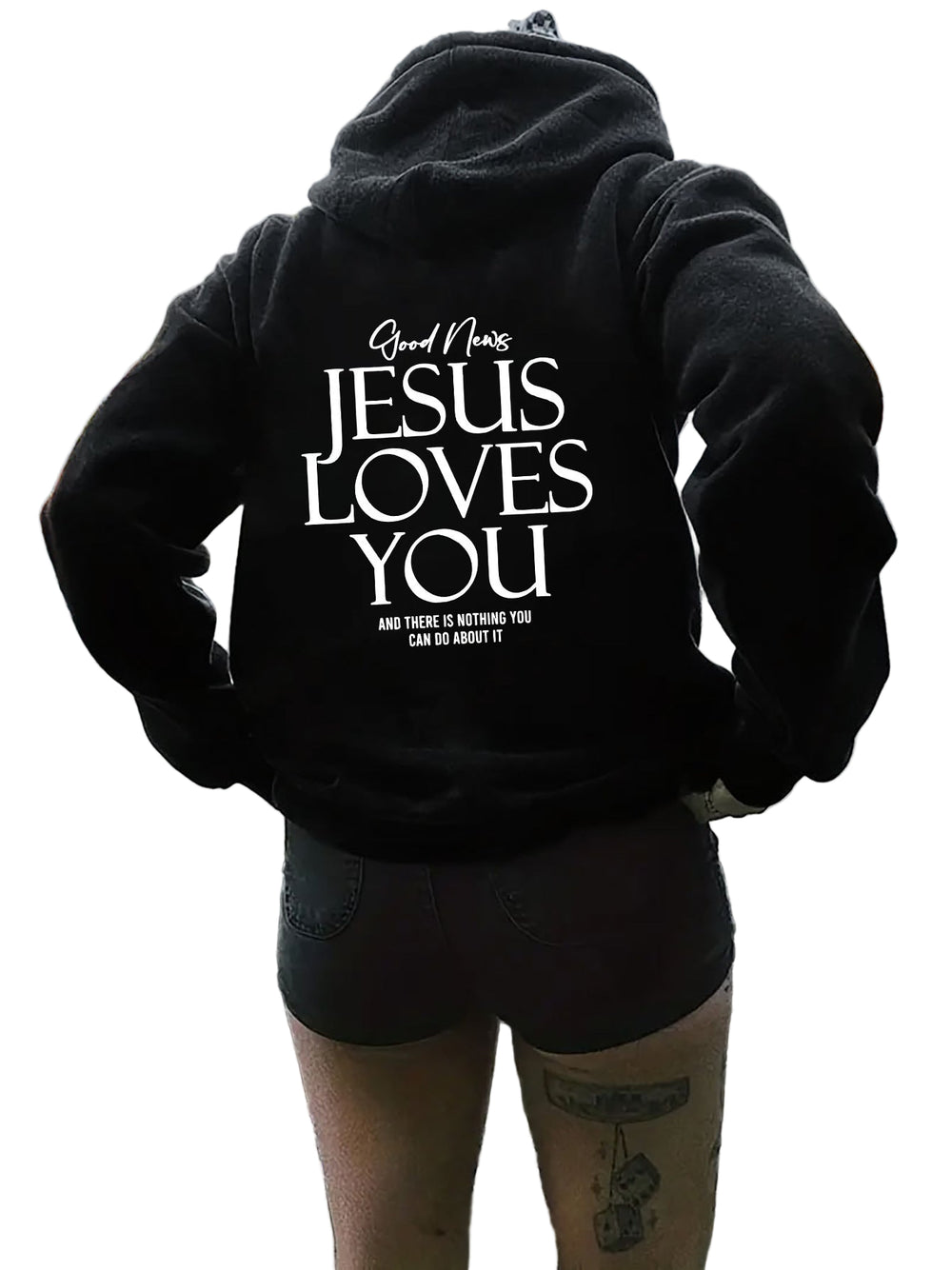 Brushed Hoody Kangaroo Pocket Hoodie Dear Person Behind Me - Modefluss