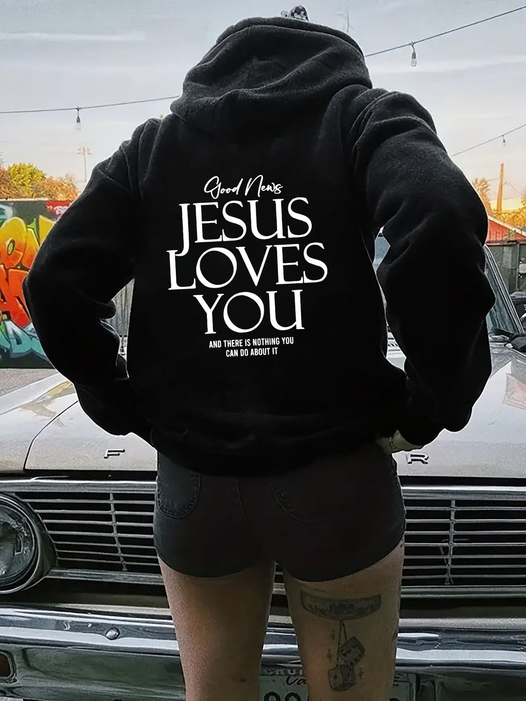Brushed Hoody Kangaroo Pocket Hoodie Dear Person Behind Me - Modefluss