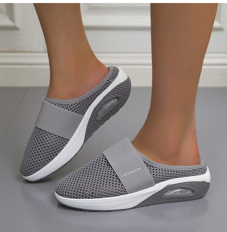 Emma - Chaussures de marche à enfiler avec coussin orthopédique