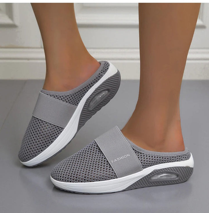 Emma - Chaussures de marche à enfiler avec coussin orthopédique