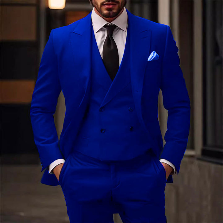 Plus Size Suit Three-piece Dress Suit - Modefluss