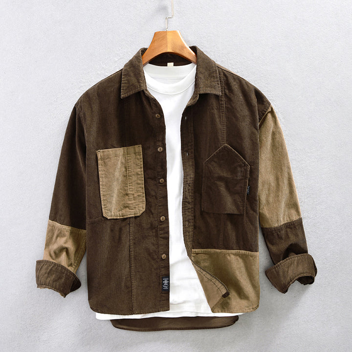 Men's Corduroy Casual Shirt - Modefluss