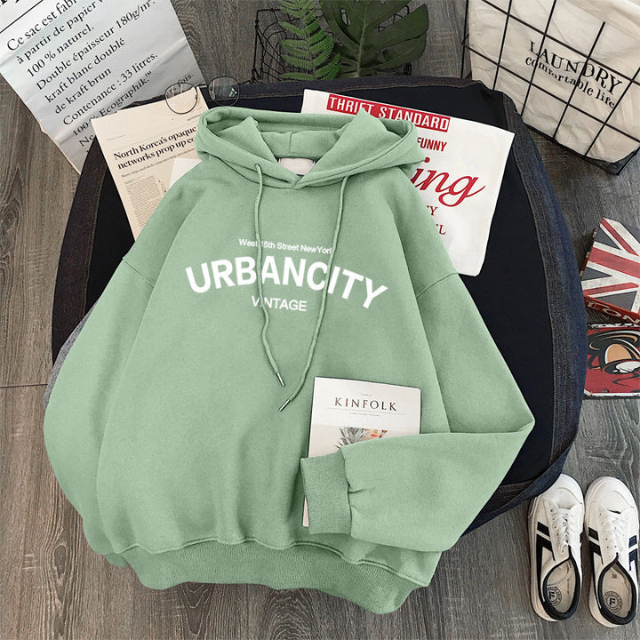 Loose Casual Long Sleeves Hooded Top - Modefluss