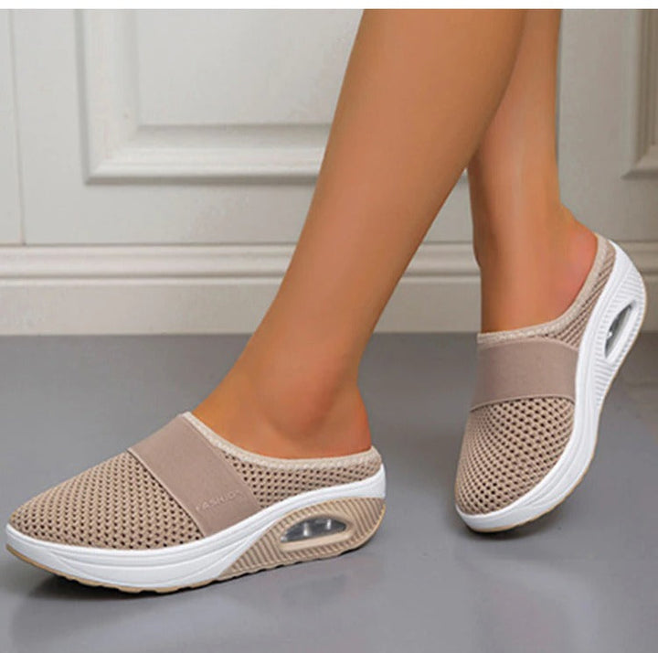 Emma - Chaussures de marche à enfiler avec coussin orthopédique