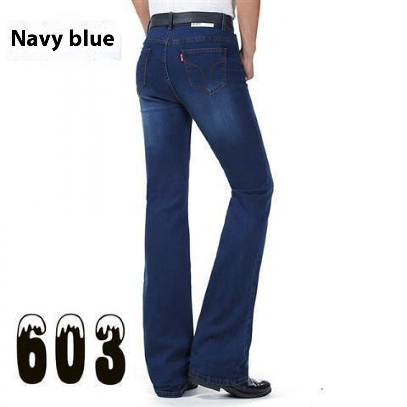 Men's Flared Pants Elastic Denim - Modefluss
