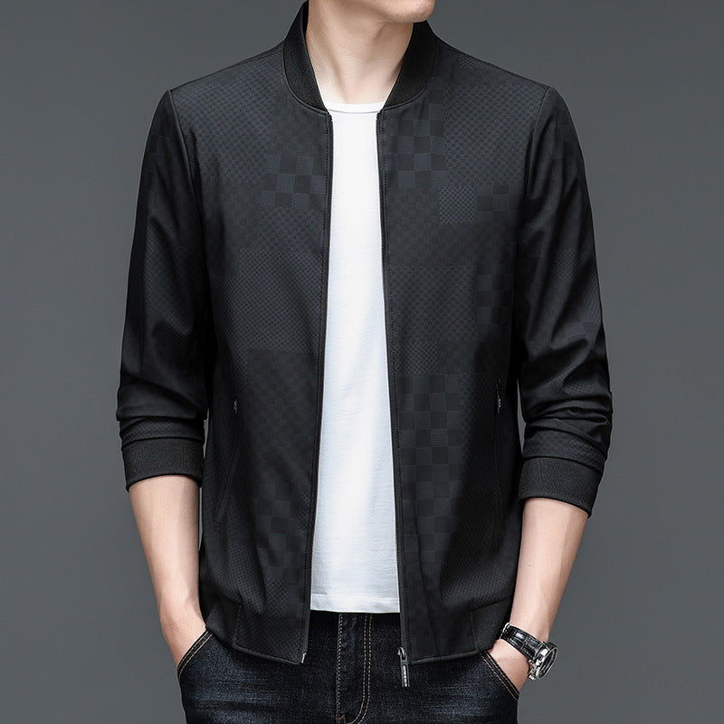 Trendy Plaid Casual Men's Clothing Jacket - Modefluss