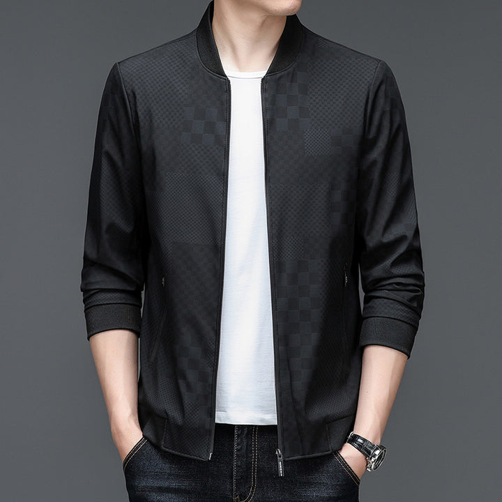 Trendy Plaid Casual Men's Clothing Jacket - Modefluss
