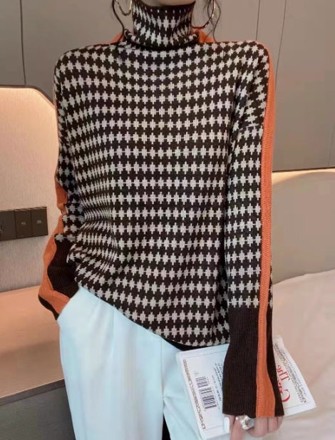 Rollkragenpullover – Lässiger Strickpullover für Damen - Modefluss