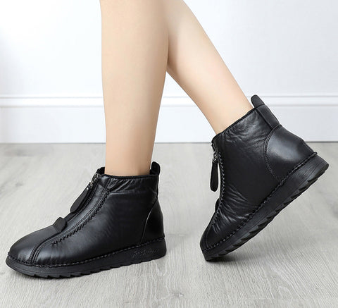 Rosie™ - Weiche, warme Winterstiefel aus veganem Leder