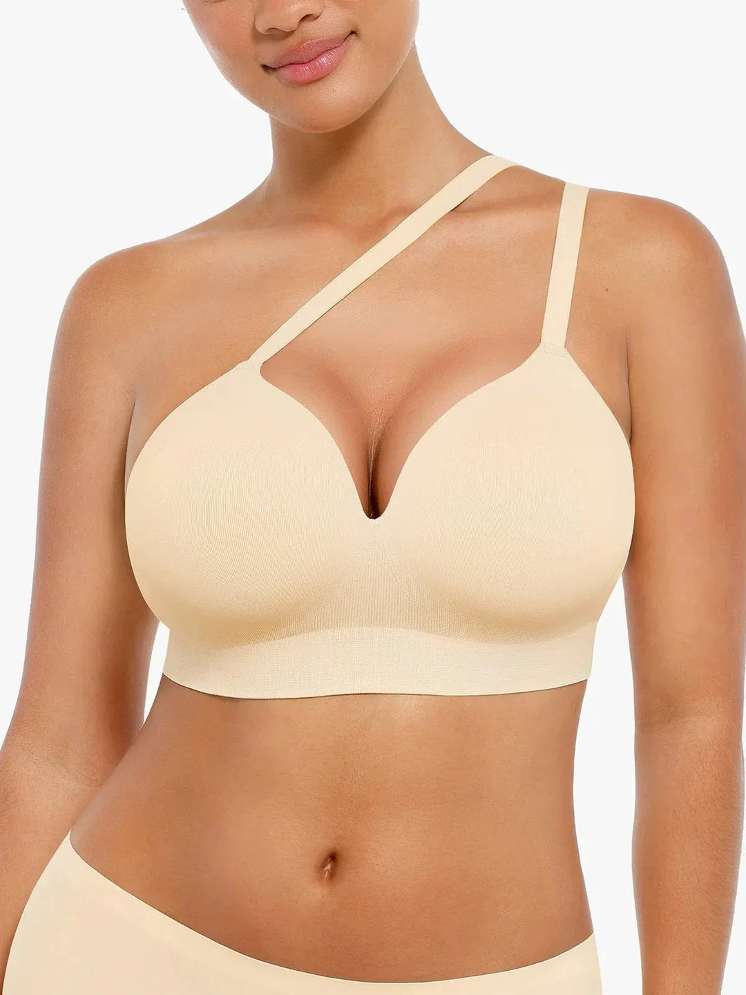 Seamless Wireless Push-Up V-Neck Bra Butt-Lifting Shorts Set
