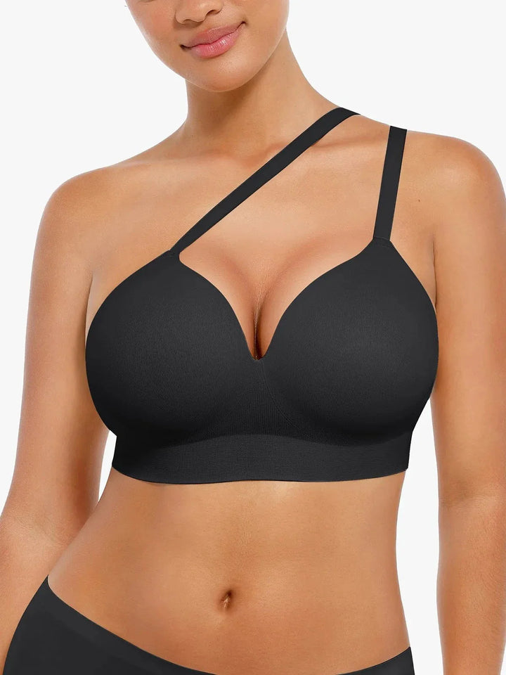 Seamless Wireless Push-Up V-Neck Bra Butt-Lifting Shorts Set