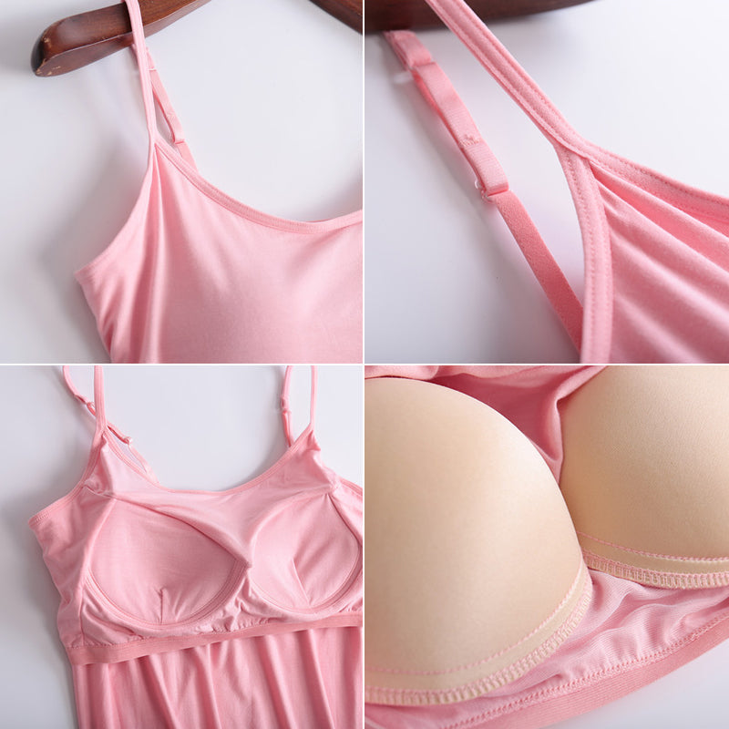 Luisa™ - CamiTank Spaghetti-Top mit integriertem BH
