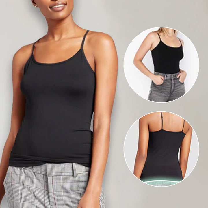 Luisa™ - CamiTank Spaghetti-Top mit integriertem BH