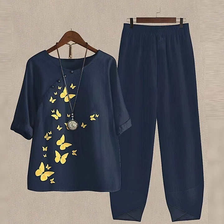 Lässiges bequemes Zweiteiler-Outfit 