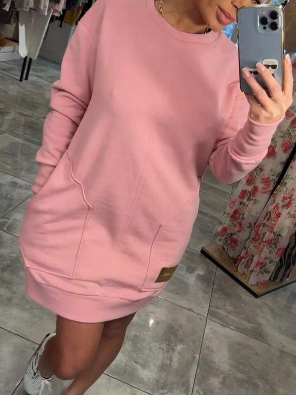 Erika™ – Stilvolles warmes Pulloverkleid