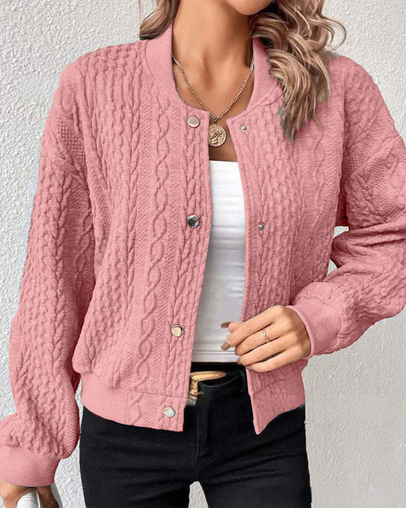 Erika™ - Bequeme Strickjacke mit handgefertigten Détails 