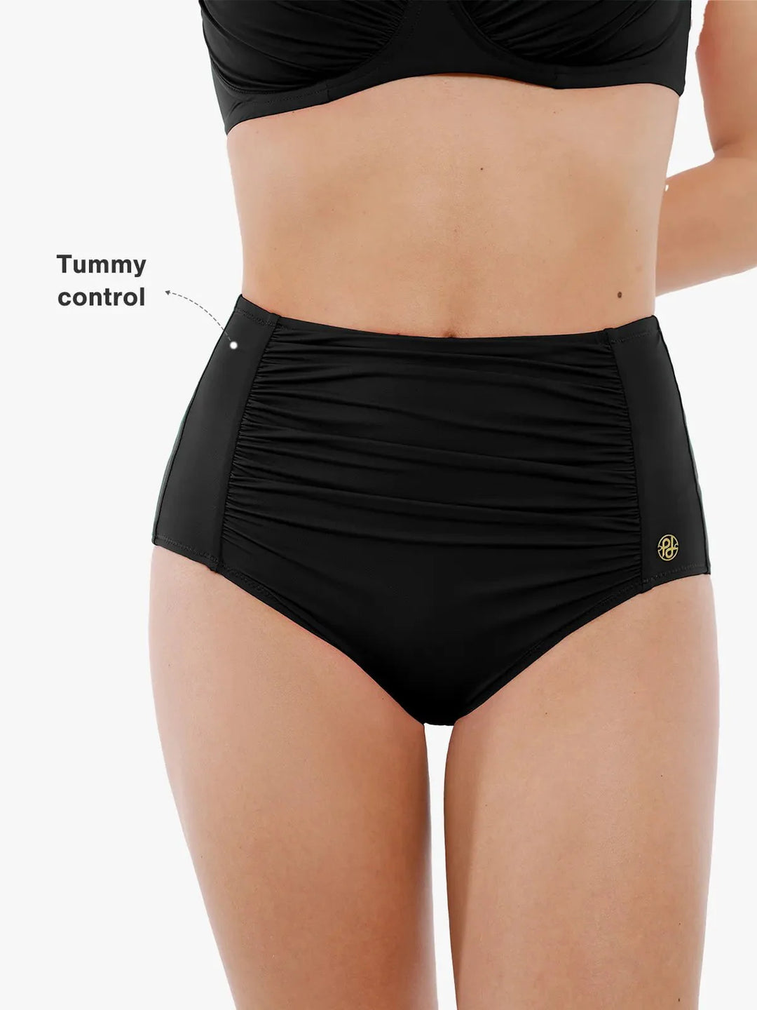 Shapewear Ruched Tummy Control Bikini Brief - Modefluss